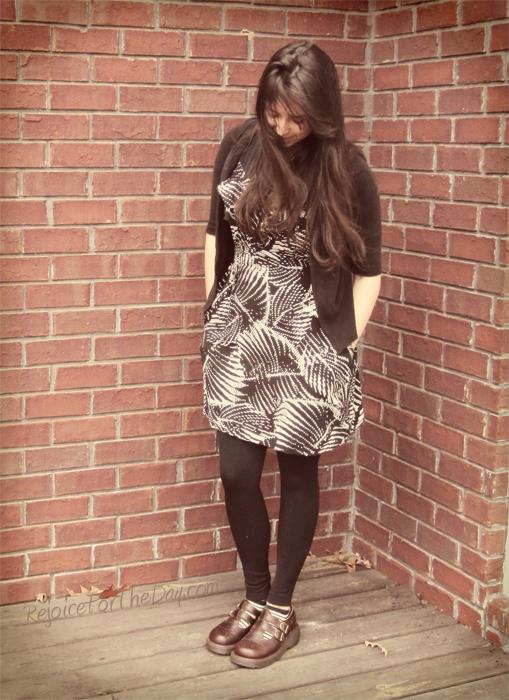 Mary Jane Doc Martens with a dress