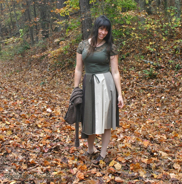 Surrounded by leaves