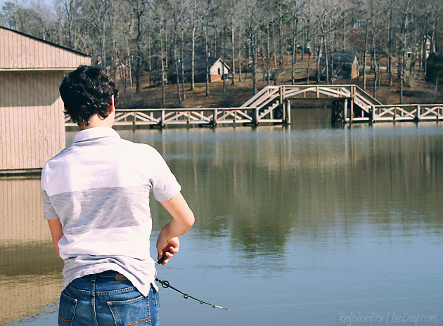Fishing at Cub Lake
