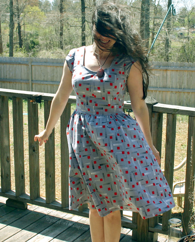 a dress in the wind