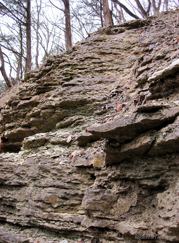Nature rock wall