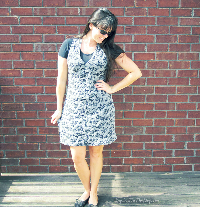 shortened maxi dress