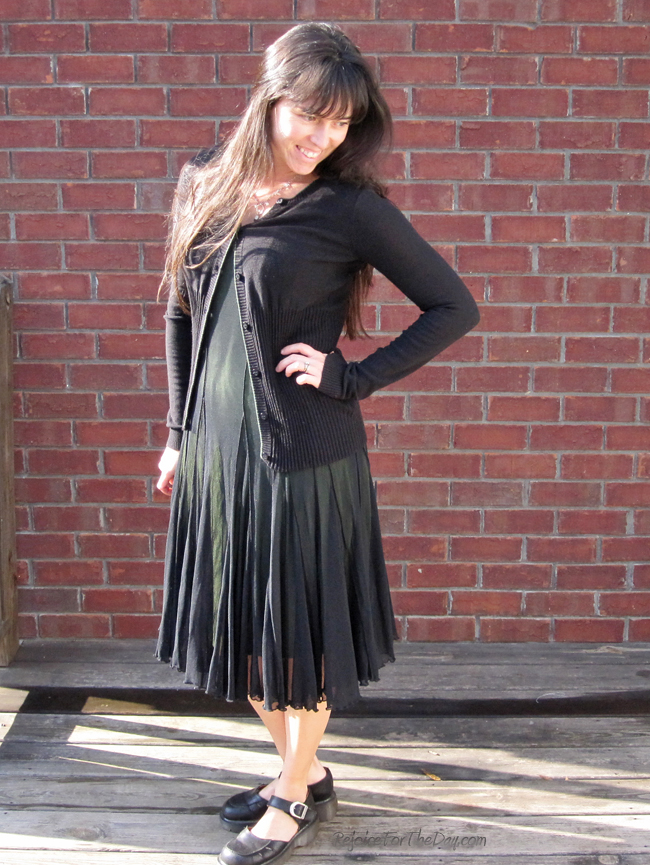 vintage black dress