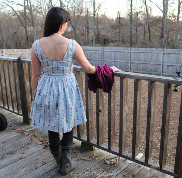 The Birdhouse Dress back view