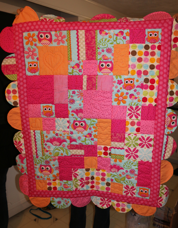 group baby quilt