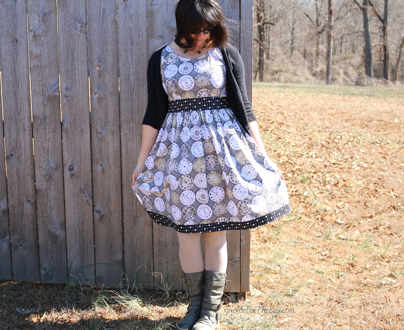 homemade retro style dress