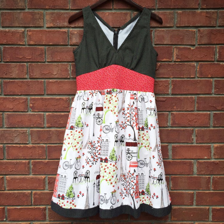 multi-patterned dress