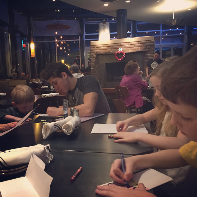 dinner with the cousins