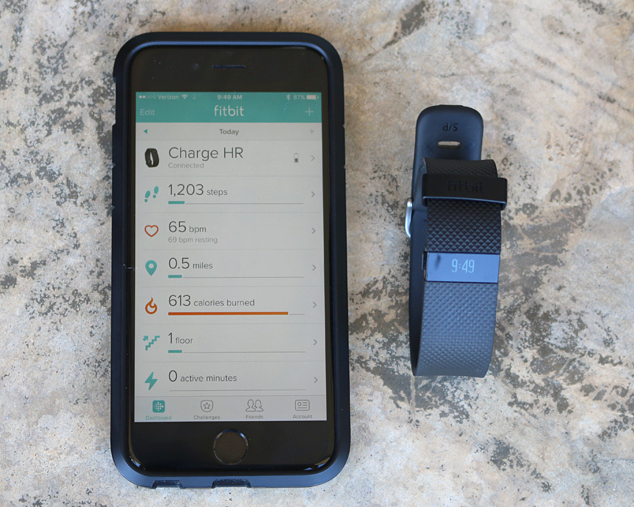 Fit Bit Charge HR app